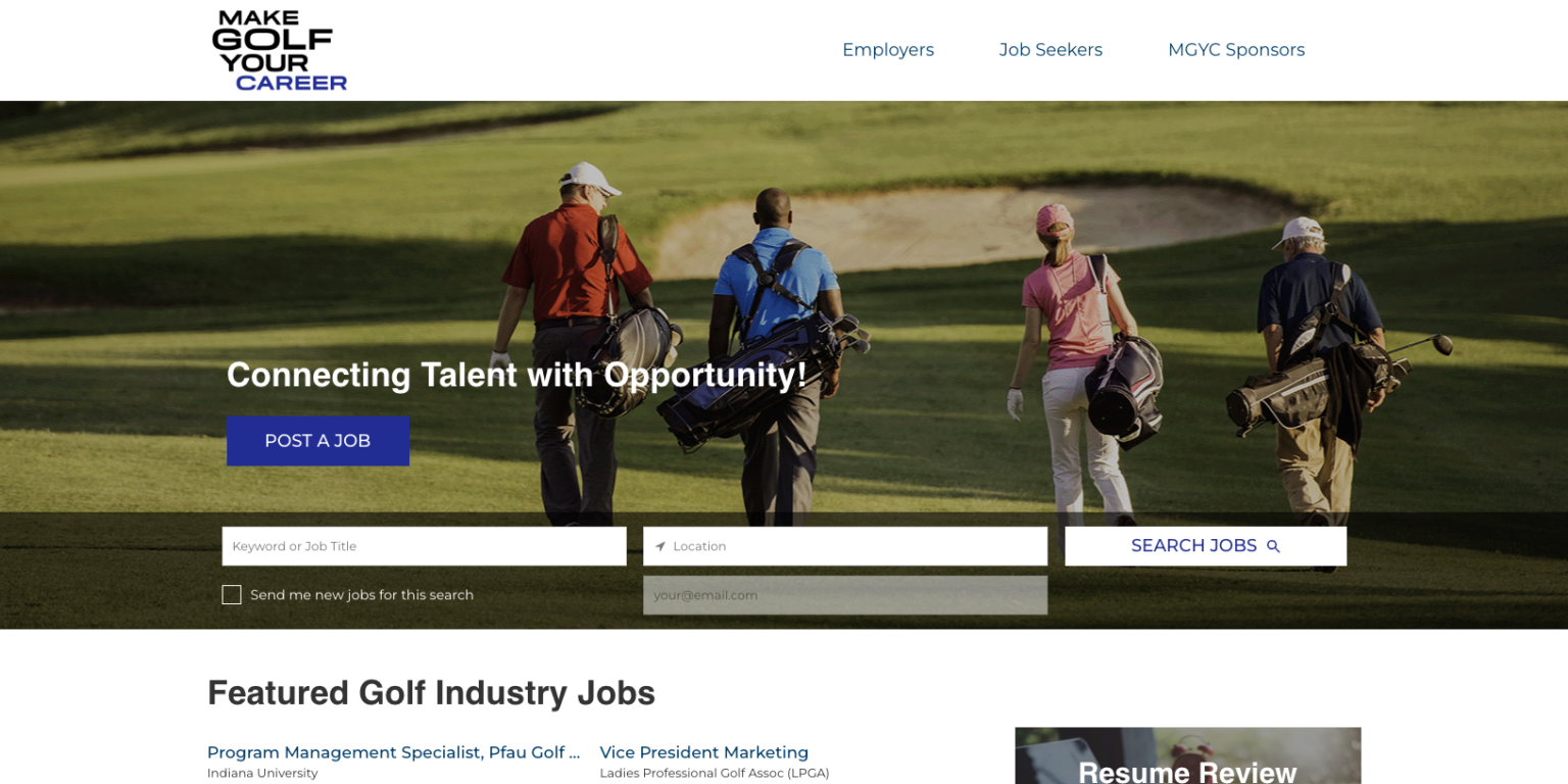 Make Golf Your Career